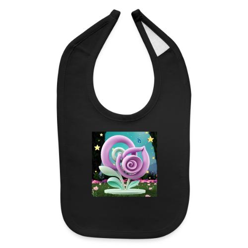 Lila Bloom | Double Floral Eco-Inspired Art - Baby Bib