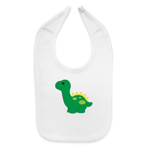 Friendly Green Dino - Infant Wear and Coffee Cup - Baby Bib