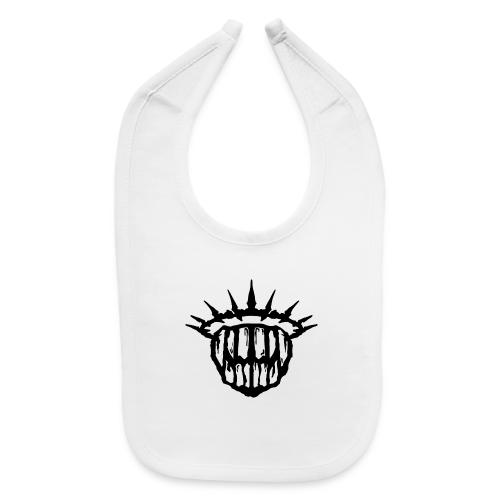 Teeth Of The Divine Sigil BLACK - Baby Bib