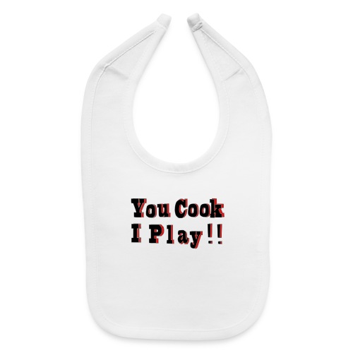 2D You Cook I Play - Baby Bib