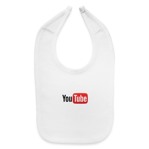 YouTube logo full color png - Baby Bib