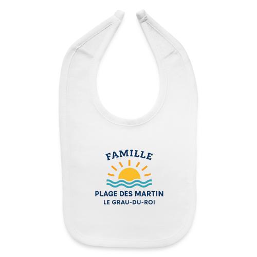 Family Beach Shirt – Plage des Martin Design - Baby Bib