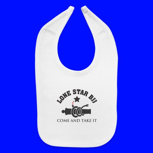 Lone Star BJJ - Come and Take It - Black and Red - Baby Bib