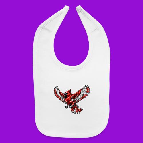 Cardinal in Flight - Baby Bib