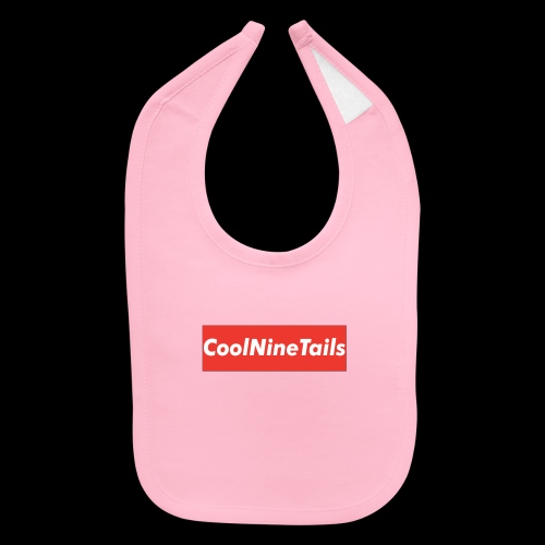 CoolNineTails supreme logo - Baby Bib
