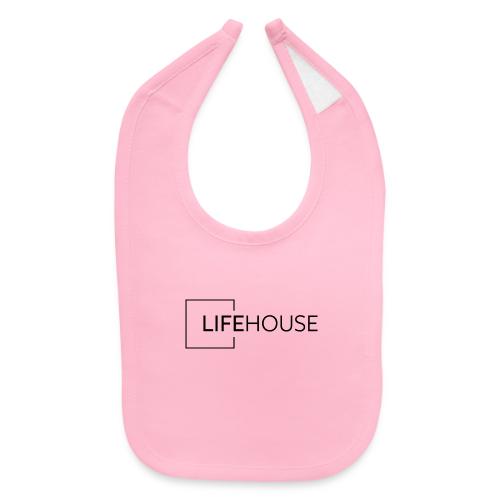 LH Logo Black - Baby Bib