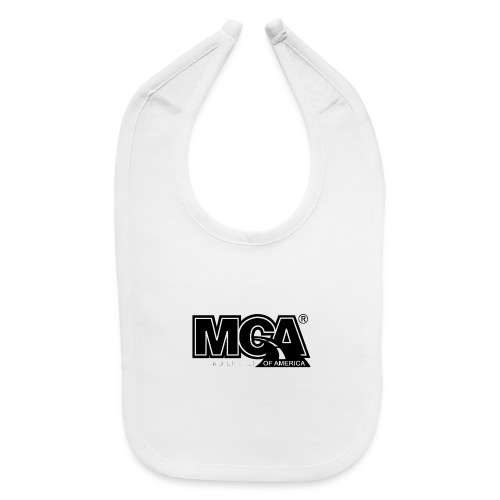 MCA Logo WBG Transparent BLACK TITLEfw fw png - Baby Bib