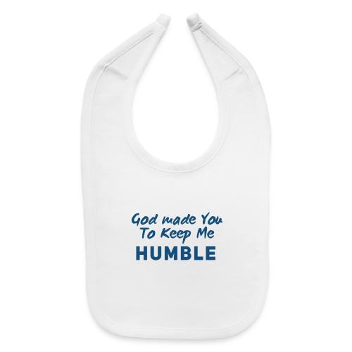 Christian Humility (blue) - Baby Bib