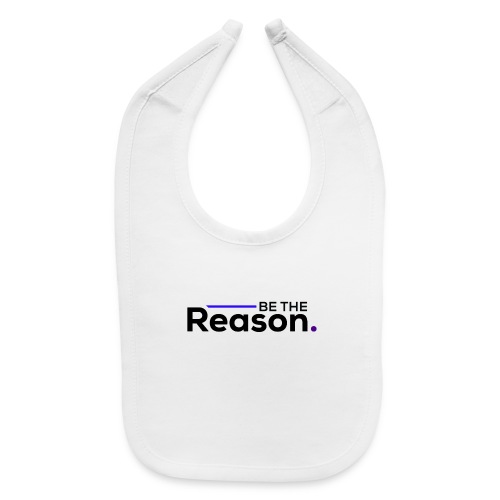 Be the Reason Logo (Black) - Baby Bib