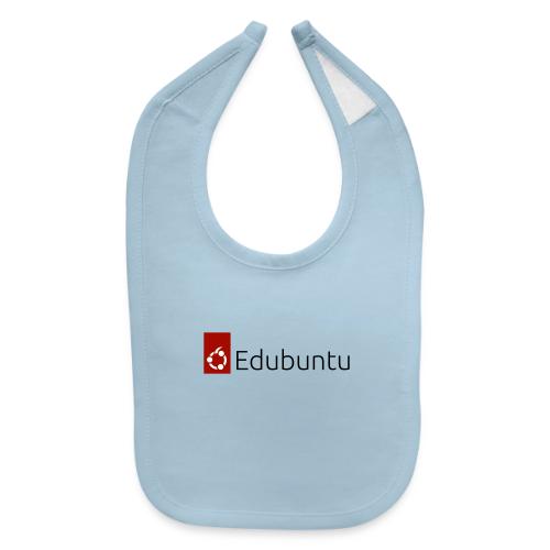 Edubuntu Logo 2023 - Black - Baby Bib
