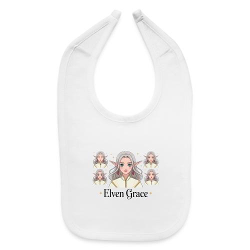Elven Grace Fantasy Elf Maiden Graphic Magic - Baby Bib