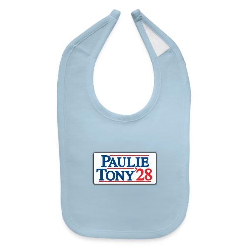 Paulie and Tony for Co-President 2028 - Baby Bib