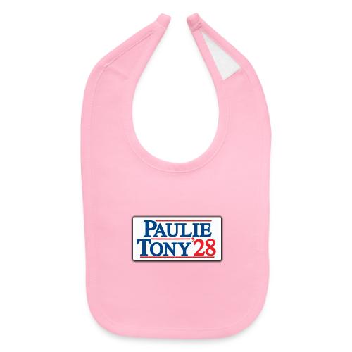 Paulie and Tony for Co-President 2028 - Baby Bib