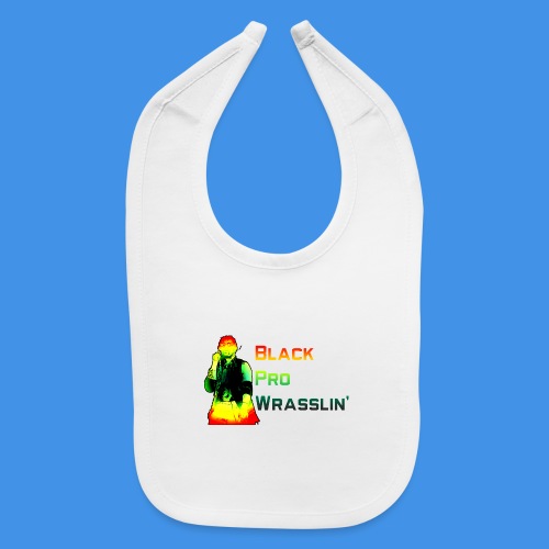 Black Pro Wrasslin - Baby Bib