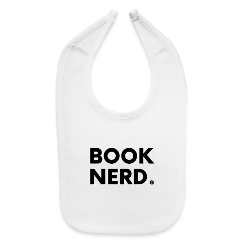 Book Nerd in Black - Baby Bib