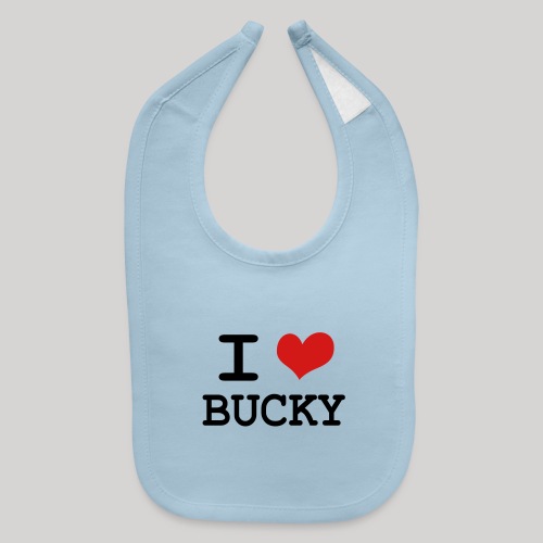 I heart Bucky - Baby Bib