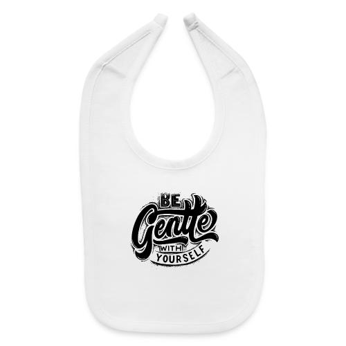 Black Typographic design - Baby Bib
