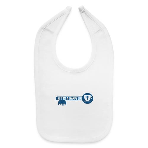 Jesus and Coffee the key to a happy life - Baby Bib