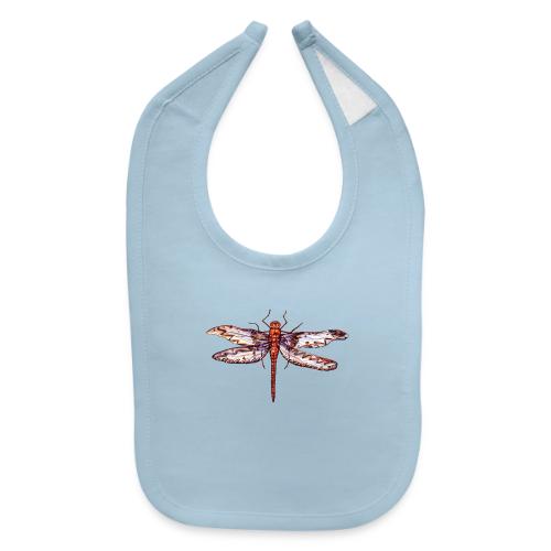 Dragonfly red - Baby Bib
