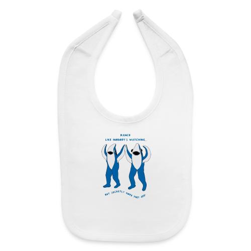 Dancing Sharks - Dance Like Nobody's Watching - Baby Bib