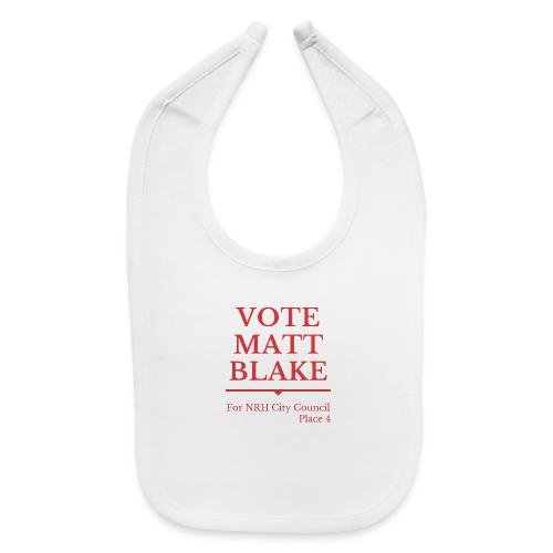 Vote Matt Blake, Res - Baby Bib