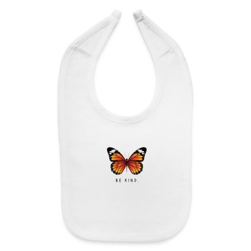 Butterfly print be kind - Baby Bib