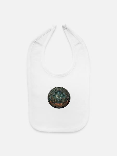Bio Logic Systems Emblem - Baby Bib - white - Front