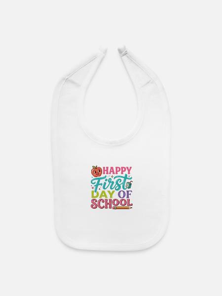 Cute_Graphic_Design-12 - Baby Bib - white - Front