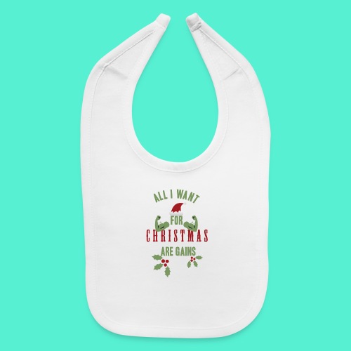 All i want for christmas - Baby Bib