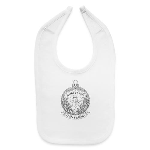 Festive Snowman T-Shirt - Baby Bib