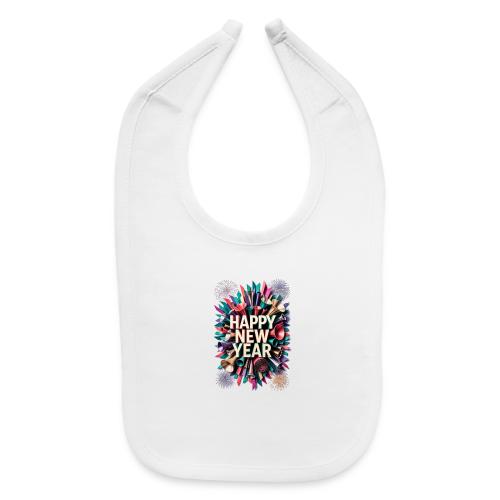 New Year's Party Horn T-Shirt - Baby Bib