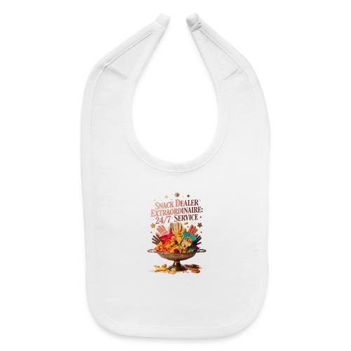 Snack Dealer Extraordinaire Tee, Mum Gift - Baby Bib