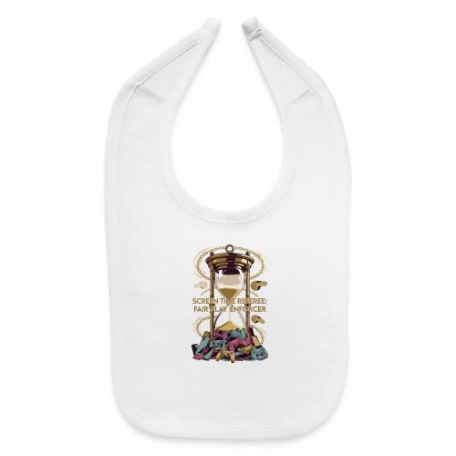 Screen Time Referee T Shirt, Fair Play Enforcer - Baby Bib