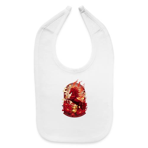 Year of the Horse Ascent T Shirt, Lunar New Year - Baby Bib