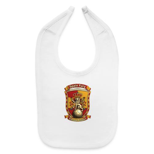 Spain Lion Fury T-Shirt, Spanish Crest Gift - Baby Bib