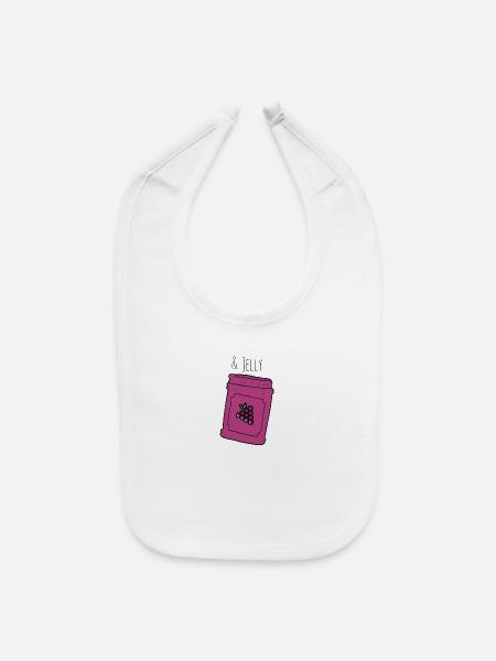 & Jelly - Baby Bib - white - Front