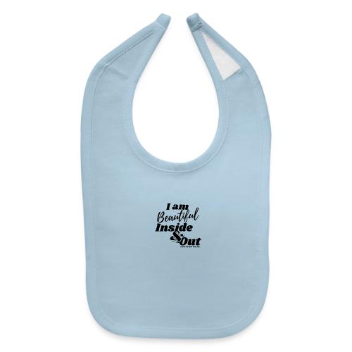 I am Beautiful - Inside and Out | Black Type - Baby Bib