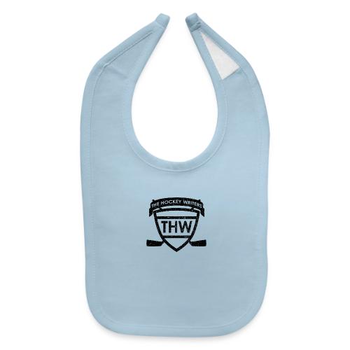 The Hockey Writers Distressed Logo - black - Baby Bib