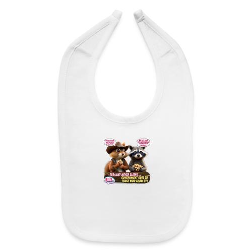 Freedom Squirrel and Raccoon - Baby Bib