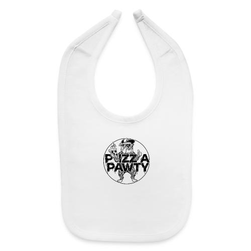 Pizza Pawty Bulldog T-Shirt | Funny Dog Pizza Tee - Baby Bib