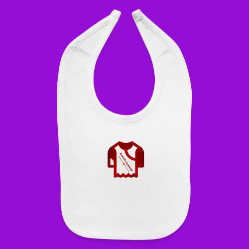 Kenada Logo white spray - Baby Bib