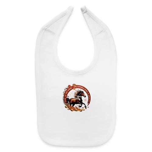 Year of the Horse Fiery Spirit T Shirt, Lunar New - Baby Bib