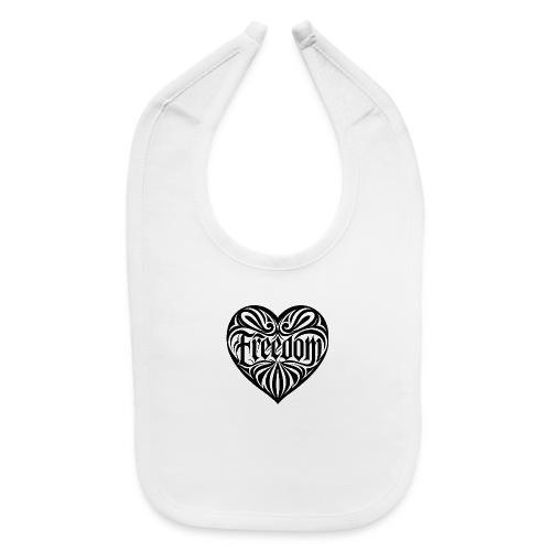 FREEDOM in Heart - Baby Bib
