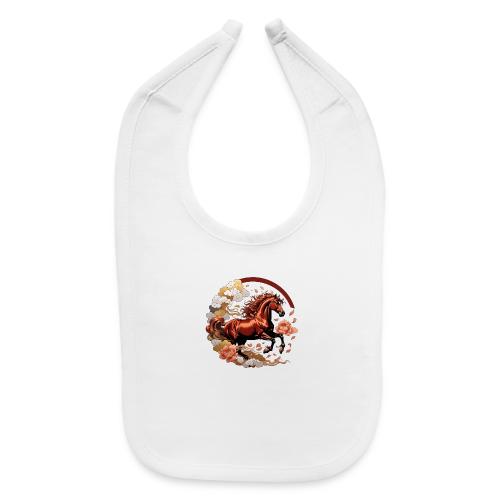 Year of the Horse T Shirt, Lunar New Year Gift - Baby Bib