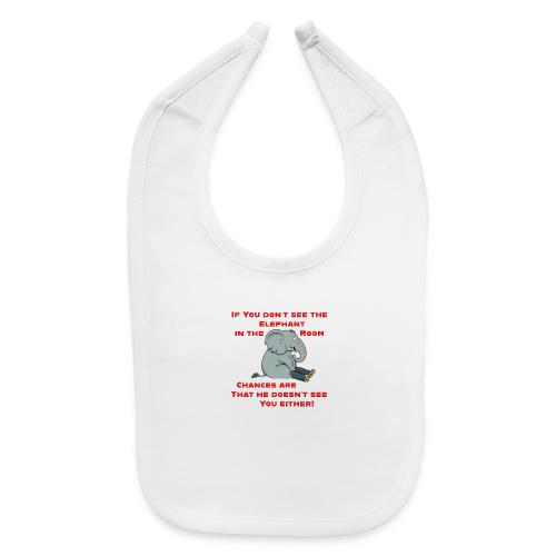 Elephant in the Room Meme - Baby Bib