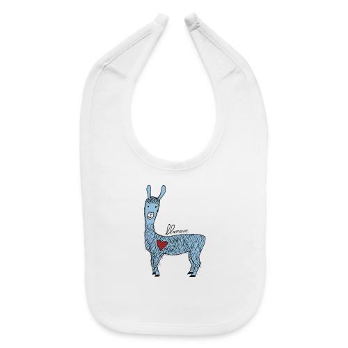 Cute llama - Baby Bib