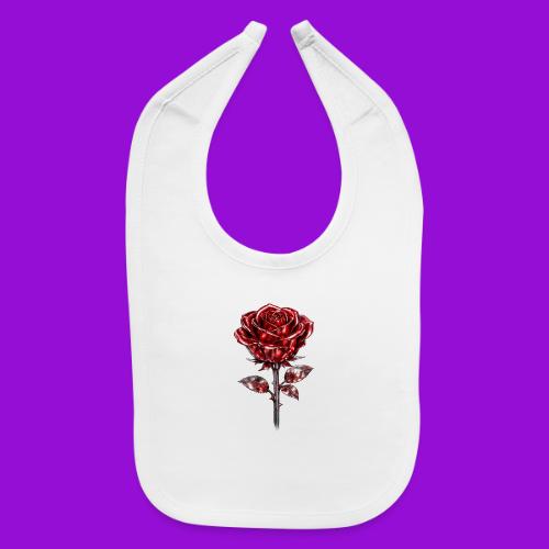 Silver Rose - Baby Bib