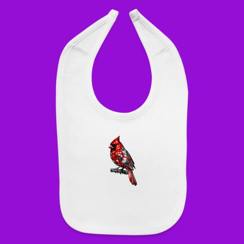 Silver Cardinal - Baby Bib