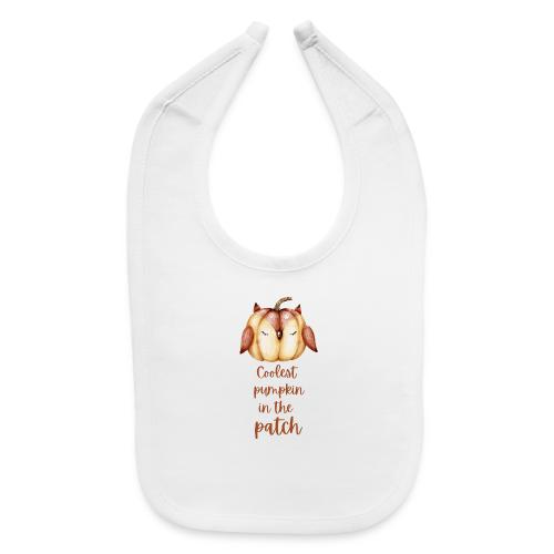 Coolest pumpkin in the patch - Baby Bib