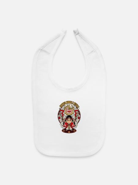 Sacred Noodle Summoner - Baby Bib - white - Front